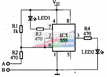 用NE555制作通路检测器  第1张