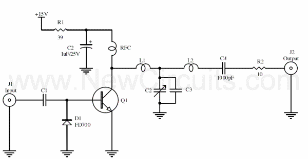 用2N5109制作的调频发射功放电路  第1张