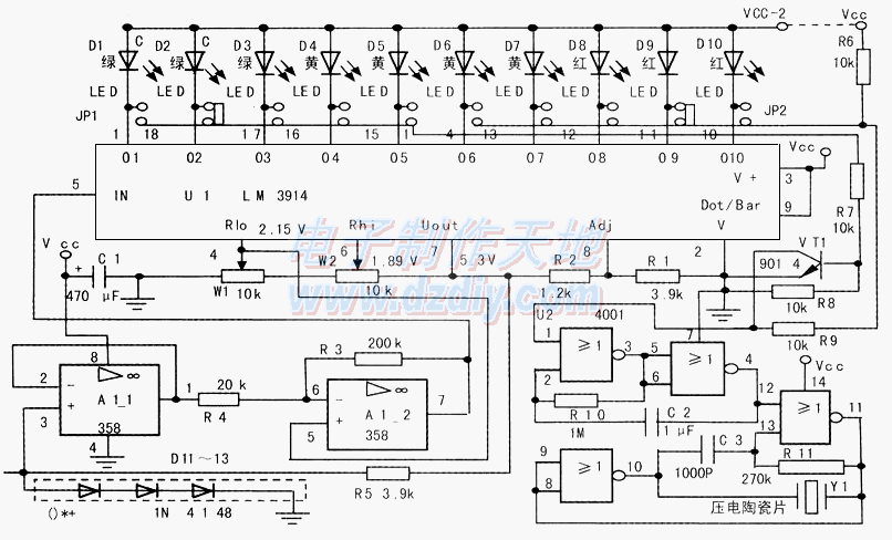 廉价实用的二极管温度计制作  第1张