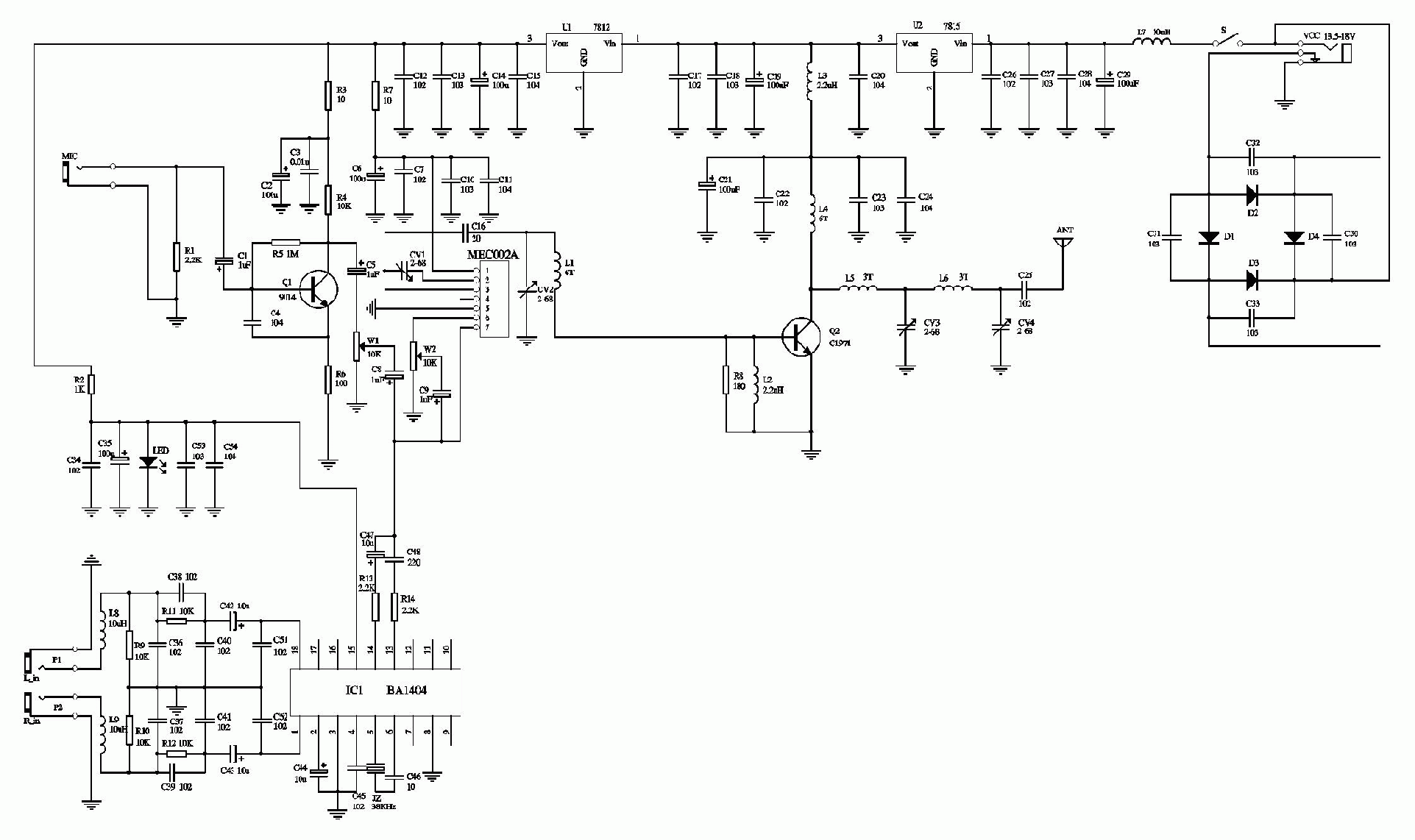 小区调频（立体声）发射器的制作  第6张