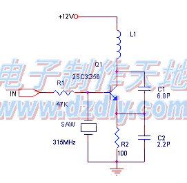 315M遥控发射接收电路  第2张