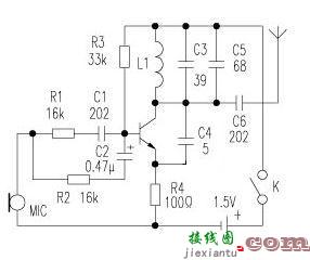 一款廉价的无线话筒电路  第1张