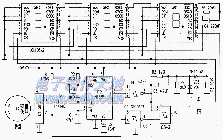 LCL103集成化数字测速电路  第1张