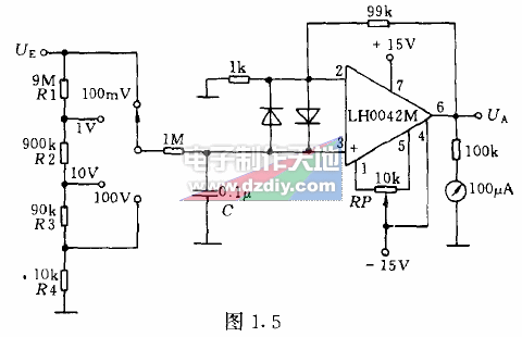 用运放制作的灵敏电压表  第1张