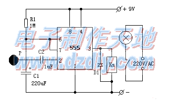 NE555触摸定时开关  第1张