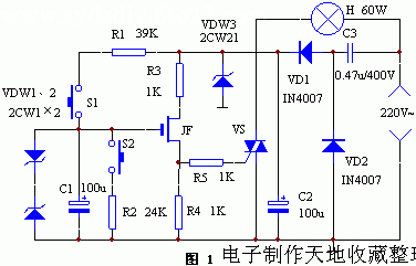 键控式调光台灯  第1张