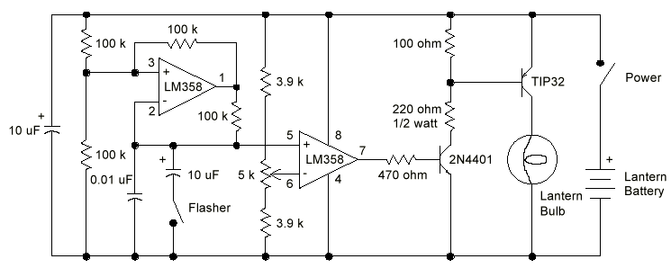 LM358闪烁灯调光器（英文）  第1张