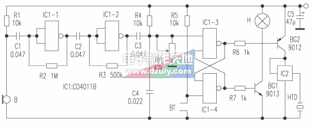 用CD4011制作的电子蜡烛  第1张