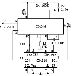 锁相环CD4046应用介绍  第7张