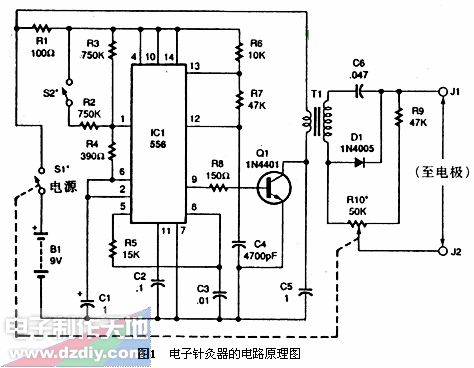 无针电子针灸器的制作  第1张