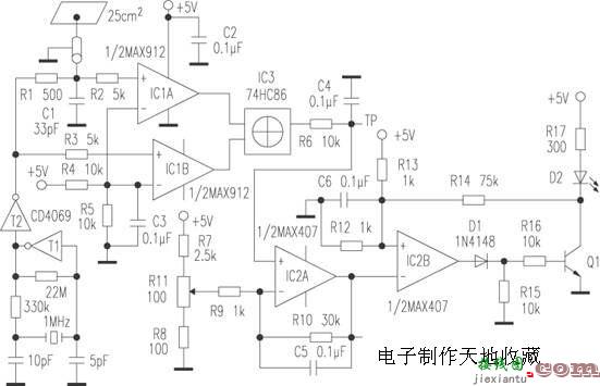 简单实用的人体接近探测器  第1张