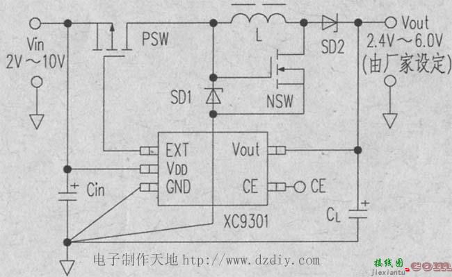 新型升降压型电源变换ICTPS63001/XC9301/XC9302  第2张