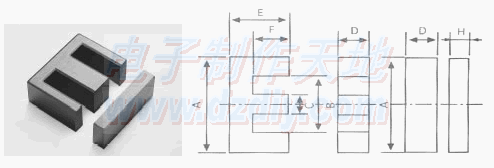 EI型铁氧体磁芯参数  第1张