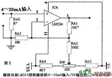 实用的4～20mA输入/0～5V输出的I/V转换电路  第2张