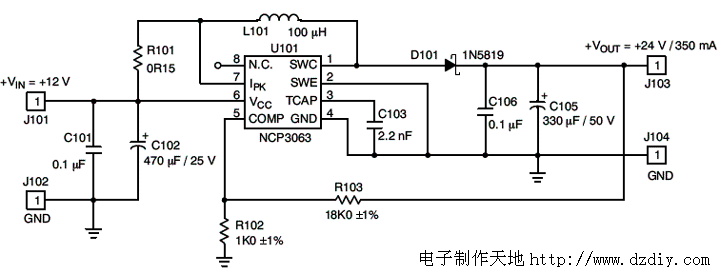 NCP3063/NCP363B/NCV3063芯片介绍  第4张