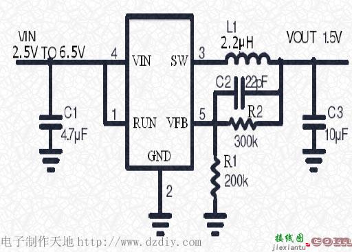 1.5Mhz400毫安同步降压变换器  第1张