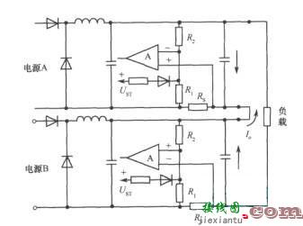 两个电源串联时故障的防止方法(运用フ形过电流保护电路)  第1张