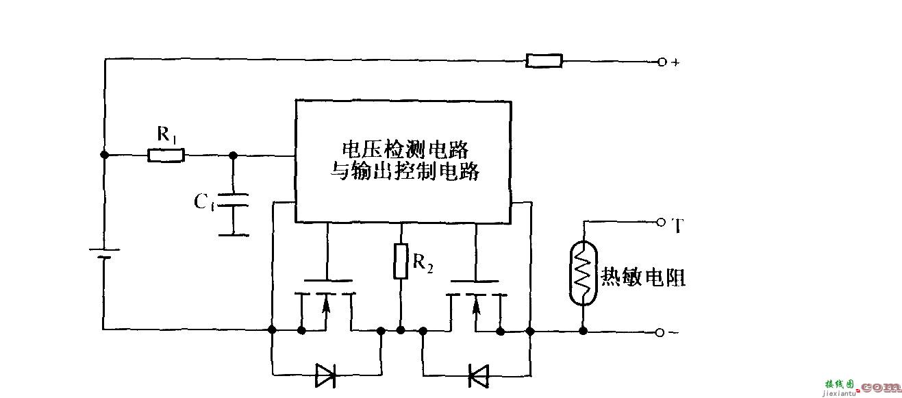 锂离子电池组内的保护电路  第1张