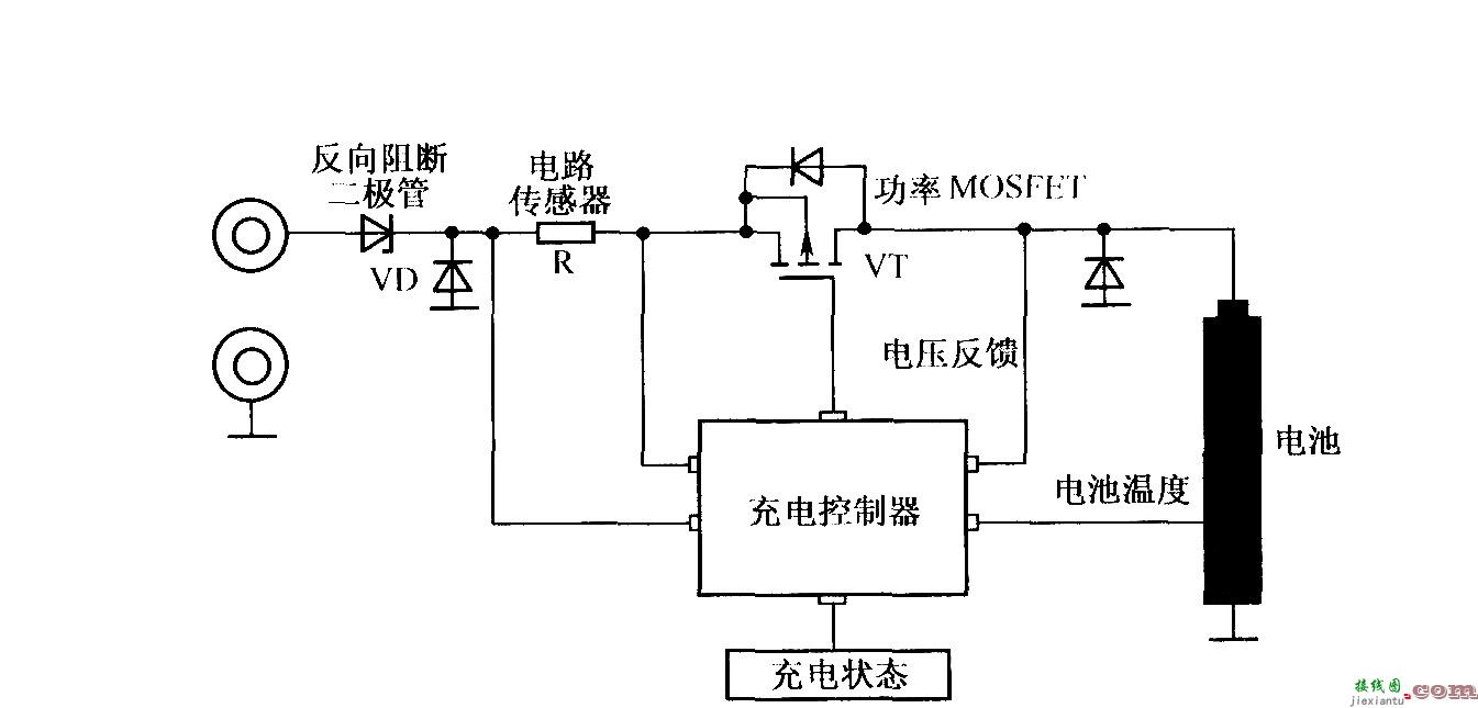 典型线性充电器的结构示意图  第1张