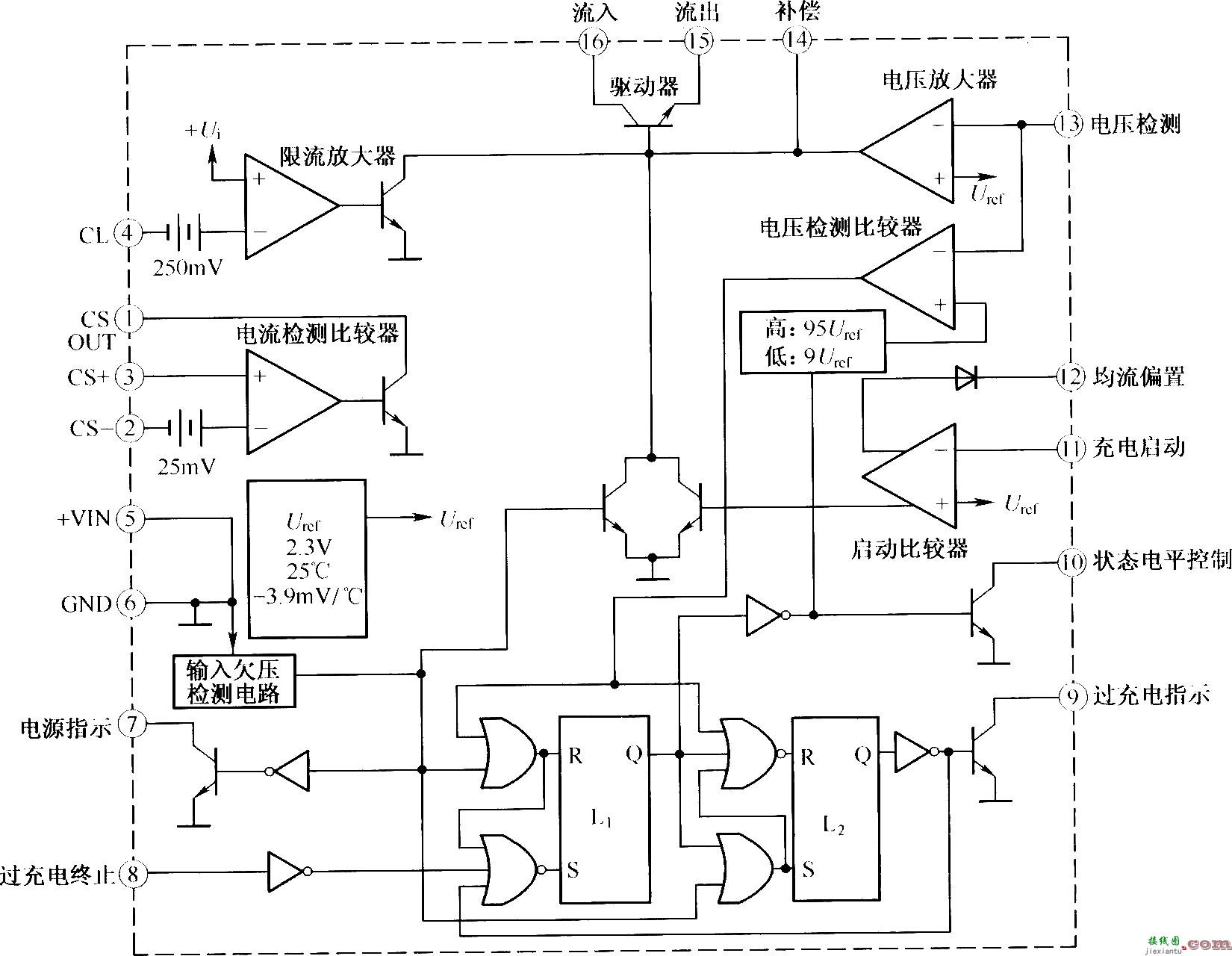 UC3906的内部结构  第1张