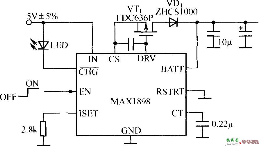 MAXl898单节Li 电池线性充电器  第1张