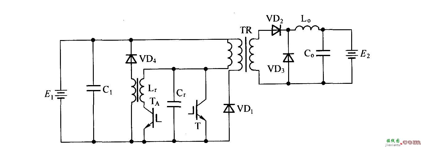 正激式ZVT-PWM变换器主电路原理图  第1张