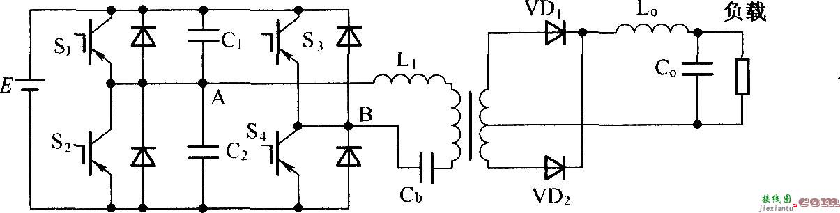 ZVSCS PWM全桥电路有限双极性控制电路的功率部分  第1张