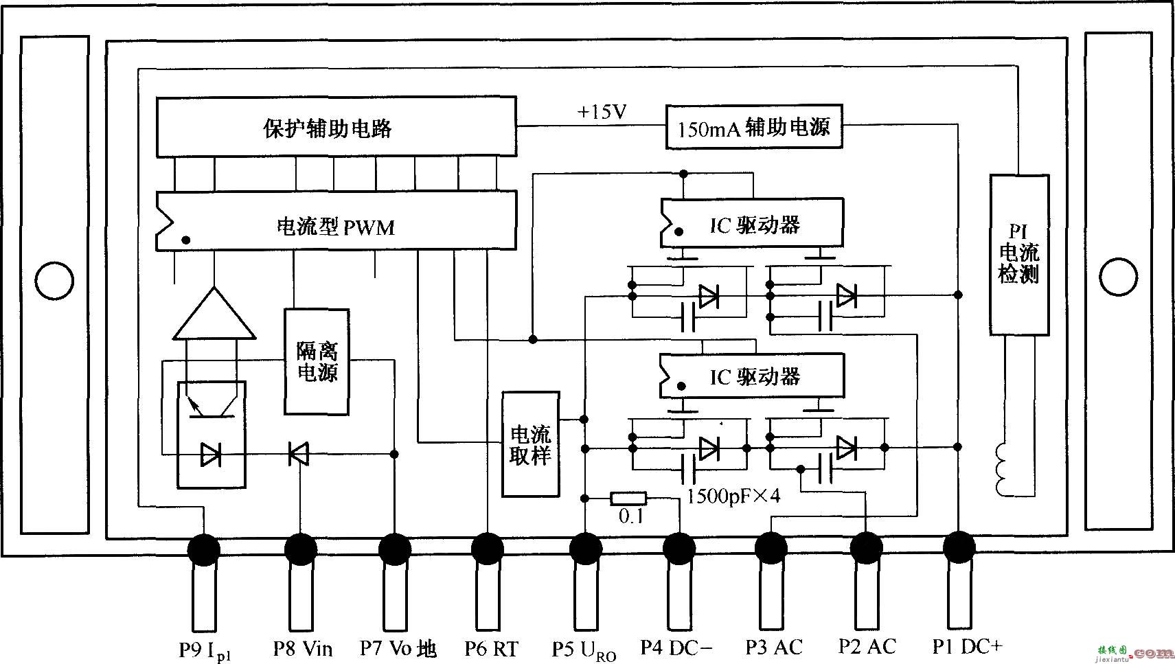 IPM模块内部原理图  第1张