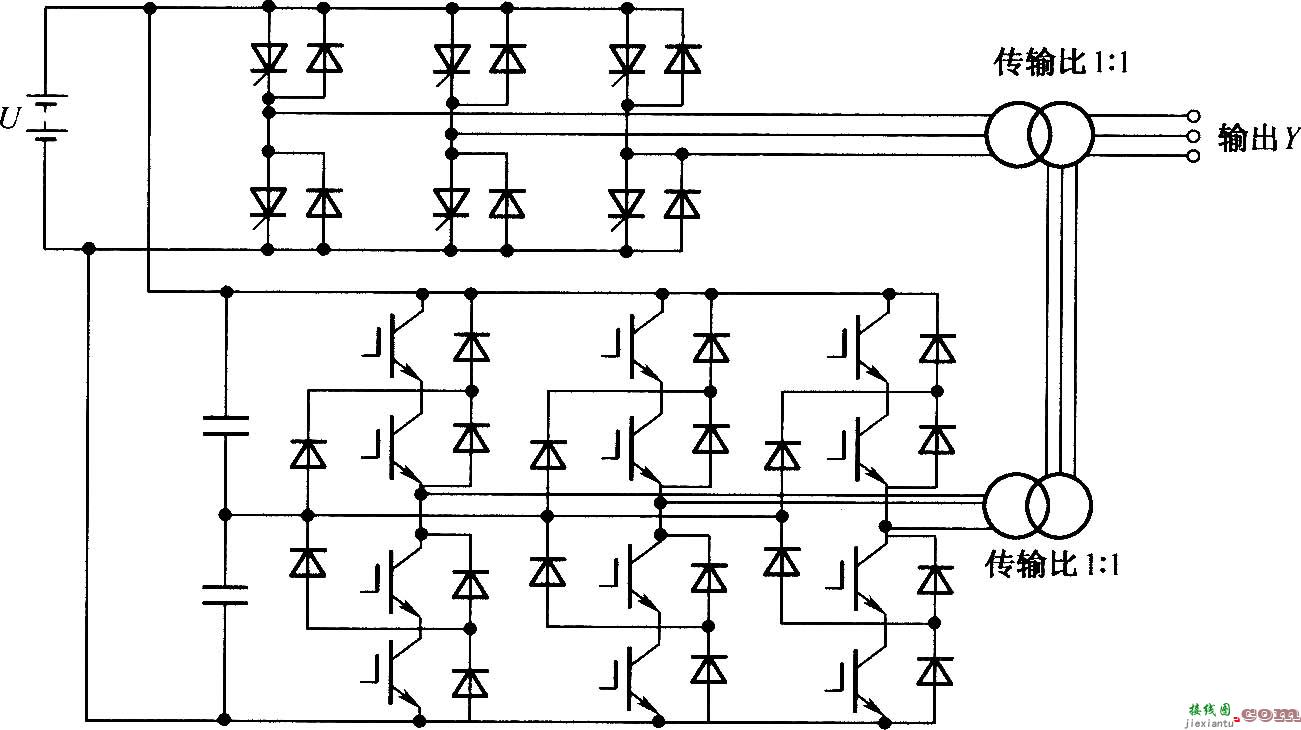 组合型混合多电平变换电路的拓扑结构  第1张