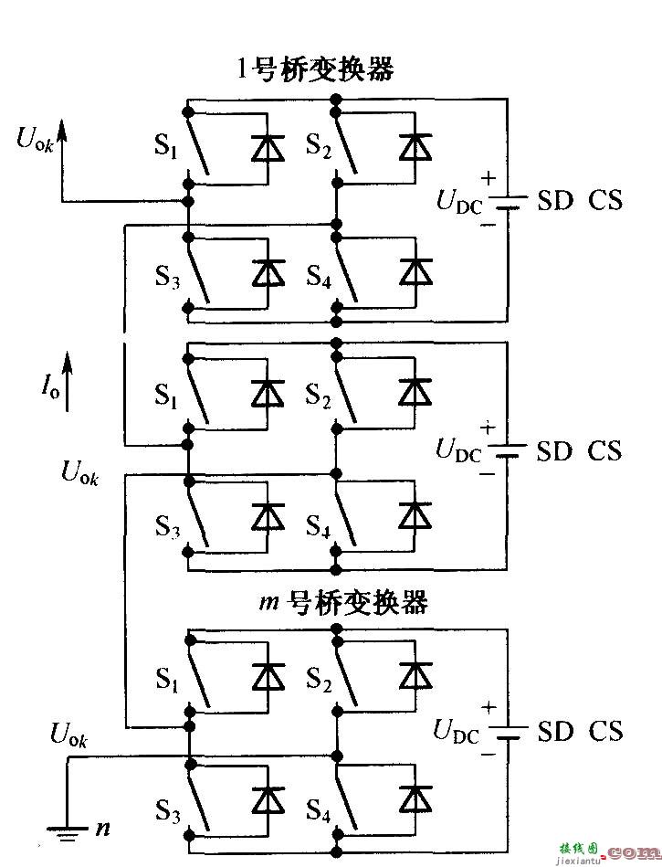 串联H桥多电平主电路变换器  第1张