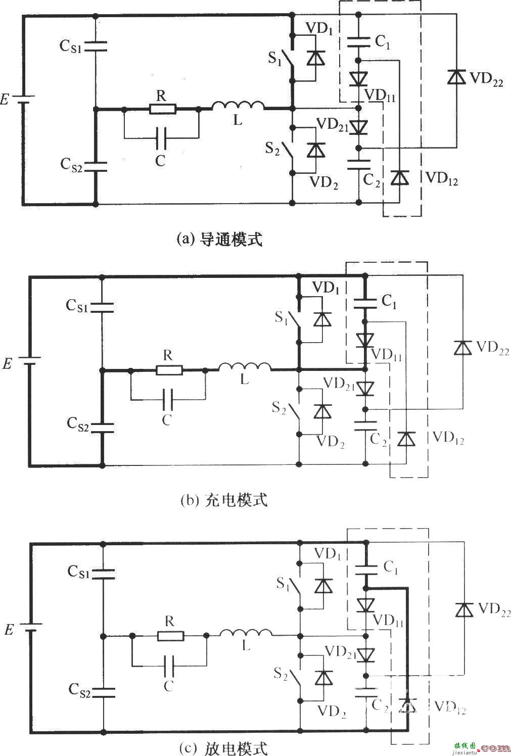 C-2D型无源无损缓冲电路的工作模式  第1张