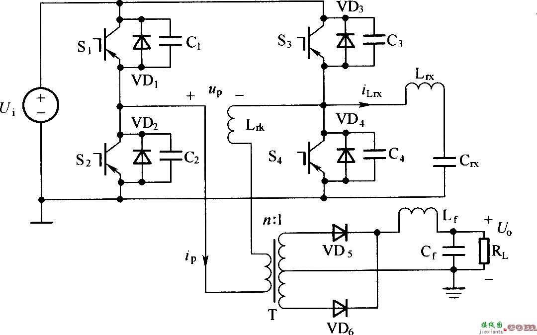 改进型全桥移相ZVS-PWM DC/DC电路  第1张