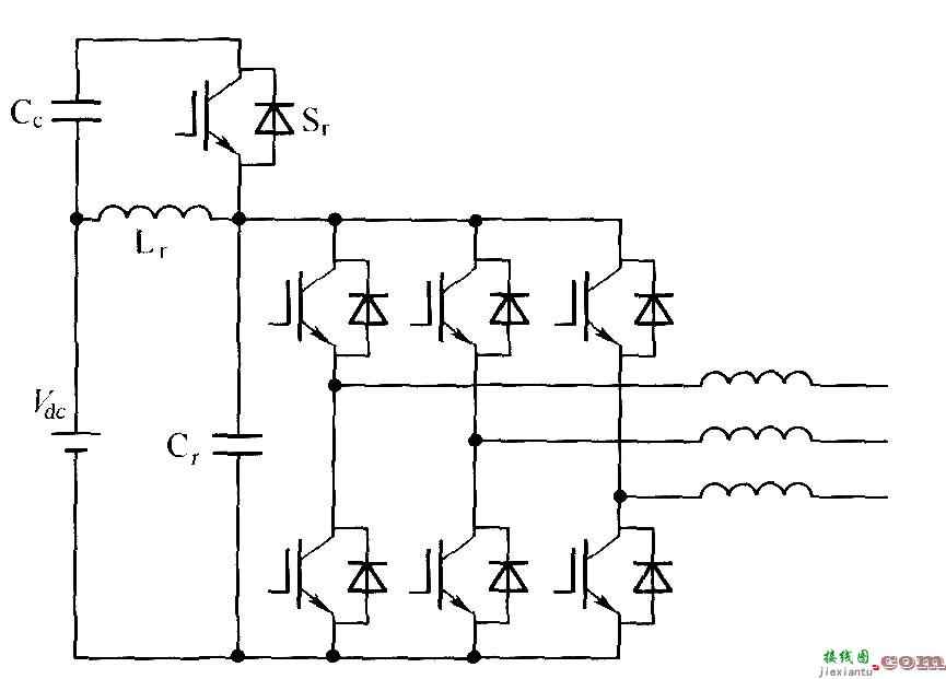 有源嵌位谐振直流环节逆变器功率电路  第1张