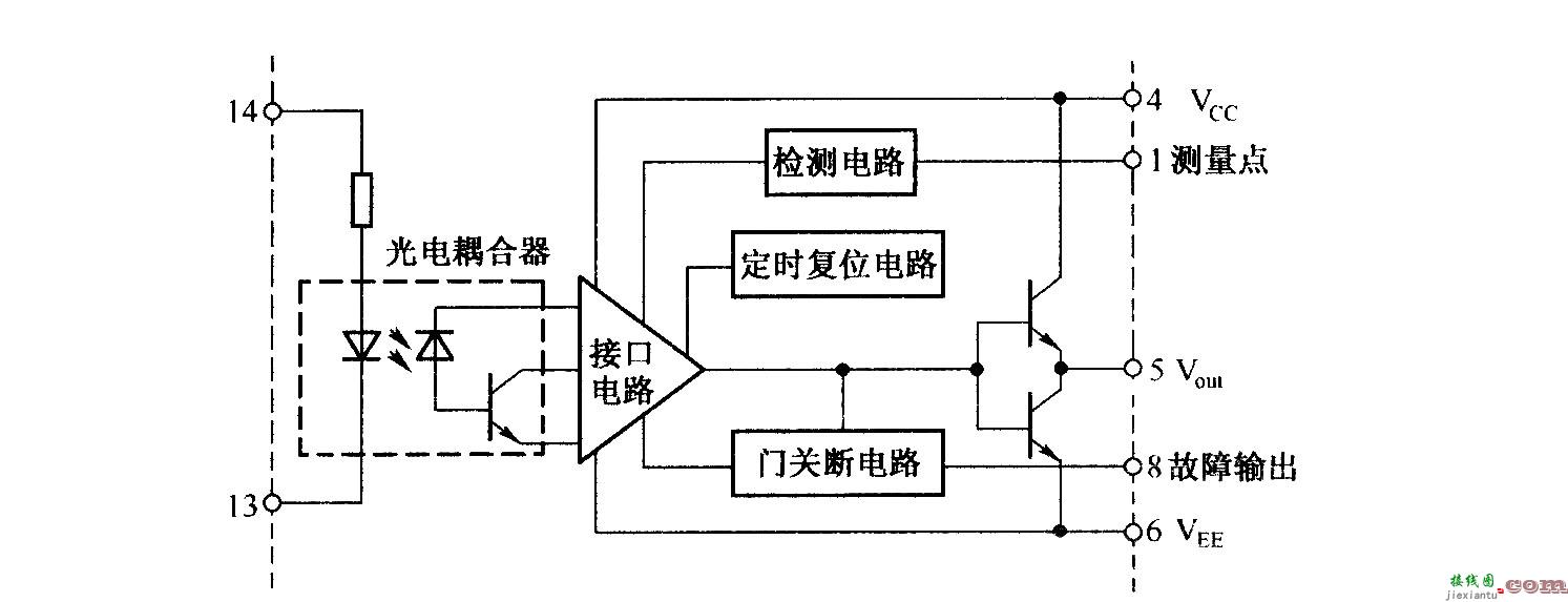 M57962L的内部结构方框图  第1张