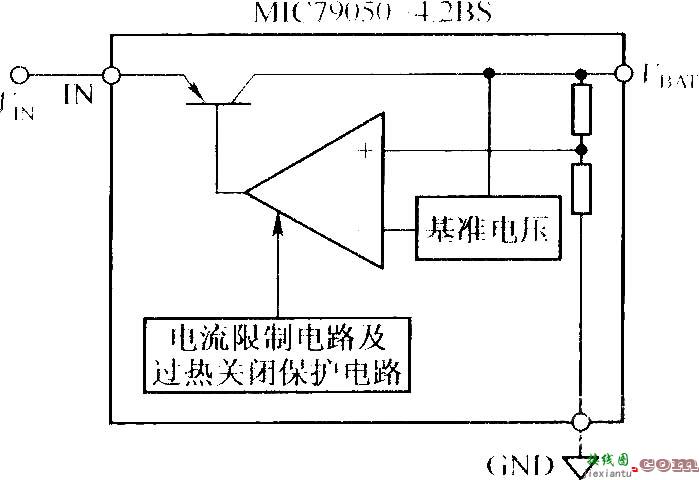 MIC79050-4.2BS的内部结构框图  第1张