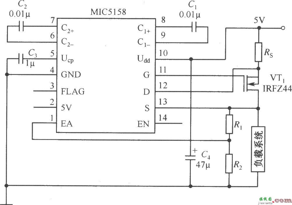 MIC5158组成的恒流源电路  第1张