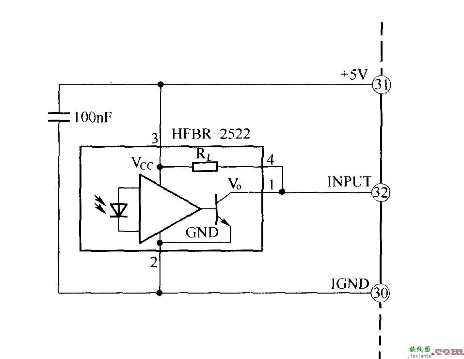 光纤接收器布线图 IGBT  第1张