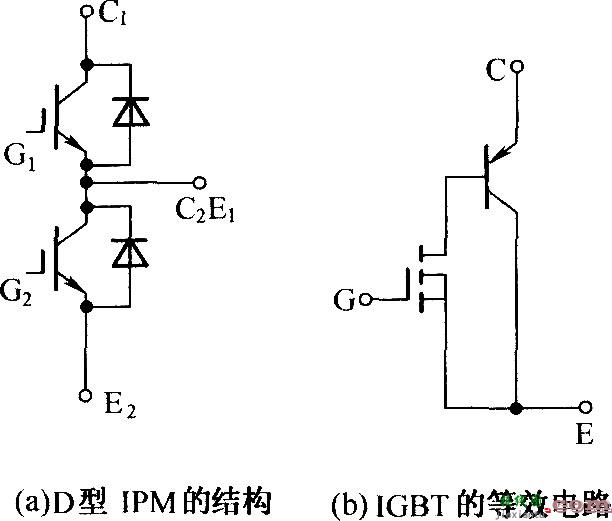 D型IPM的结构及IGBT的等效电路  第1张