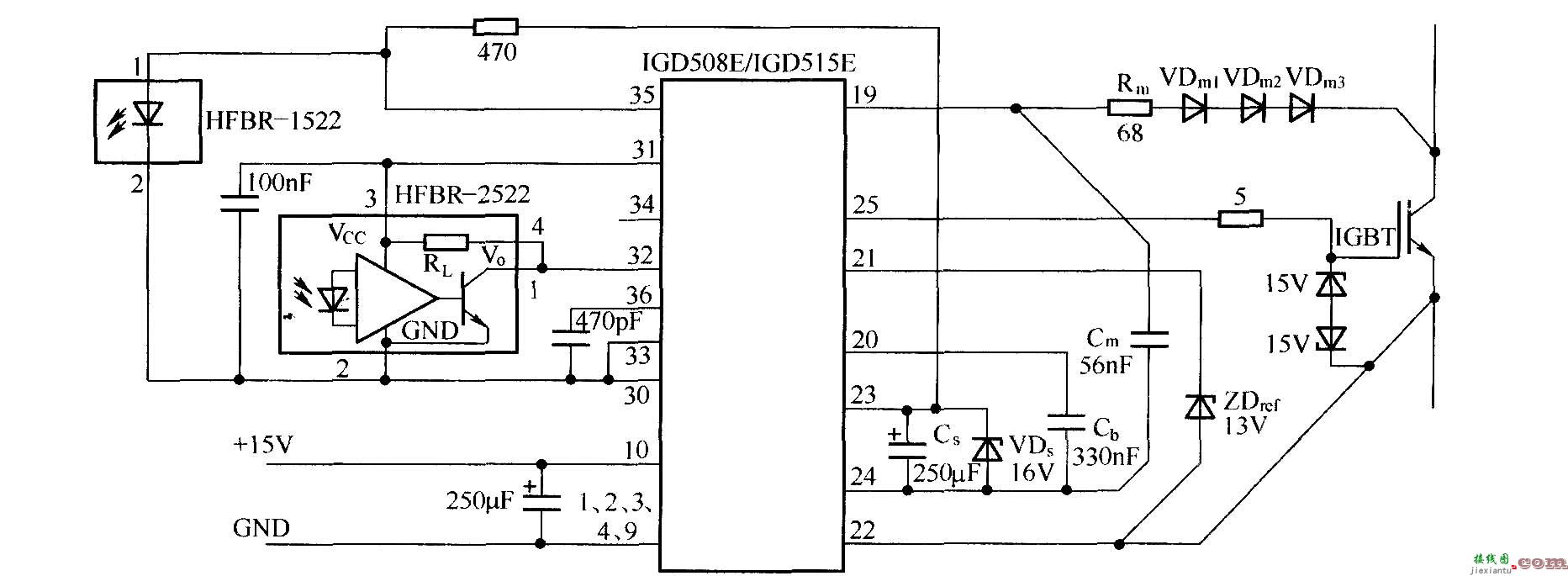 IGD508E／IGD515E应用电路  第1张