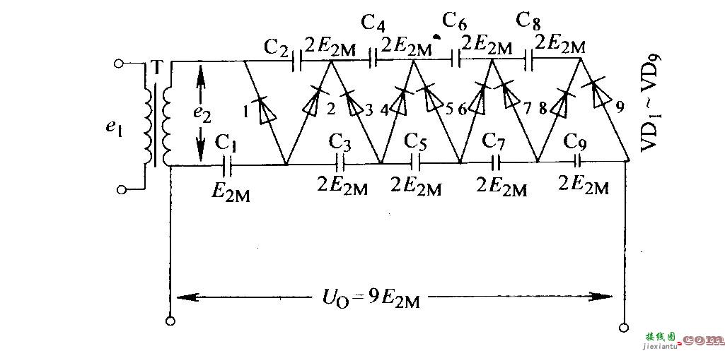 九倍压整流电路  第1张