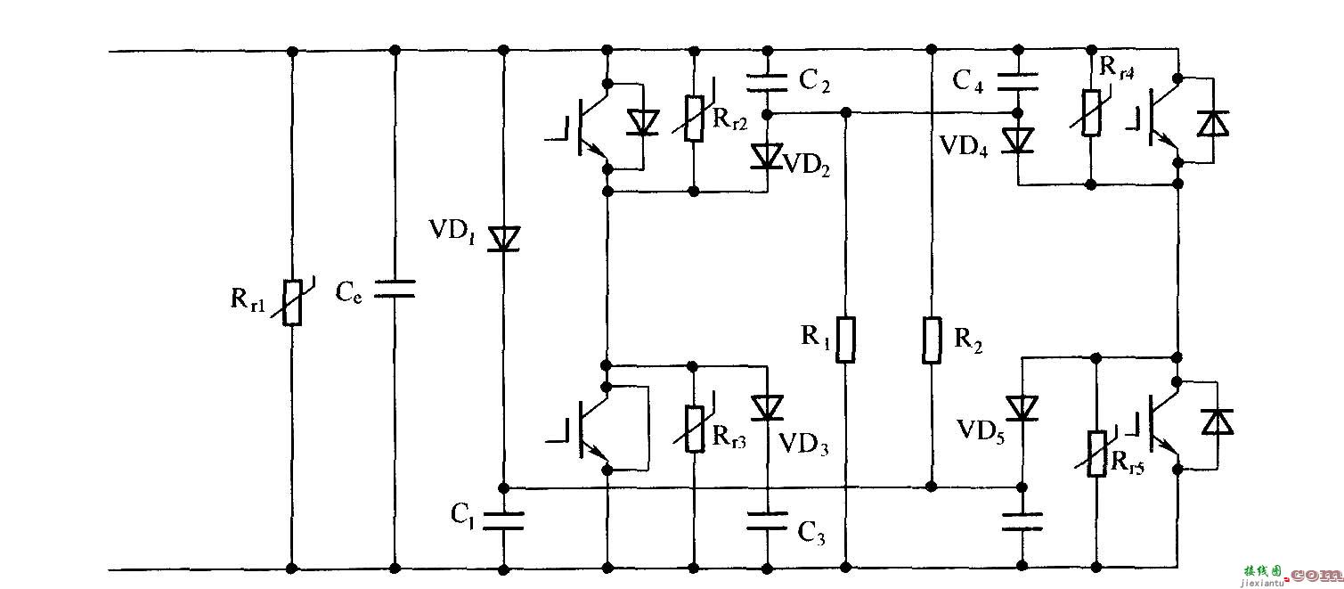逆变电源的缓冲电路(抑制IGBT栅极-发射极直流过压)  第1张