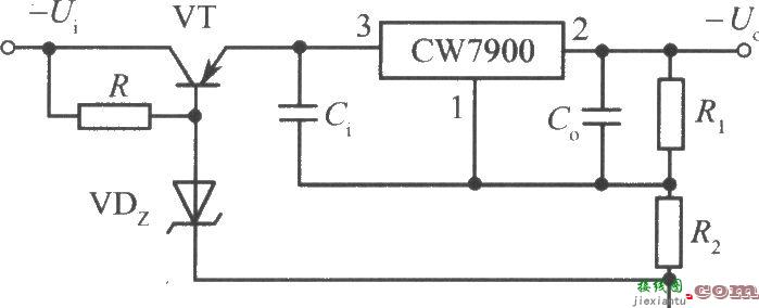 CW7900构成的高输入-高输出电压集成稳压电源电路之三  第1张