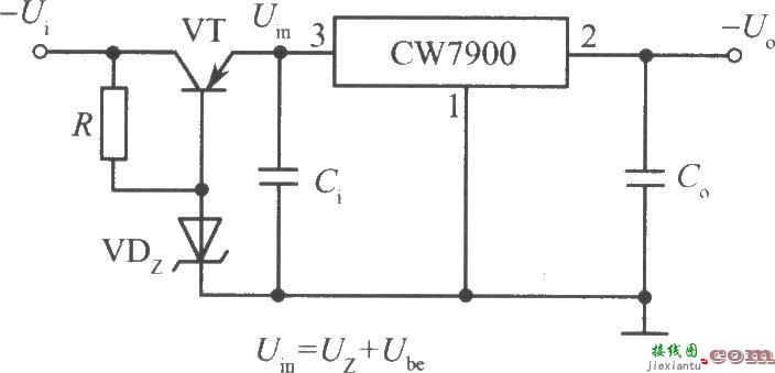 CW7900构成的高输入电压集成稳压电源电路之二  第1张