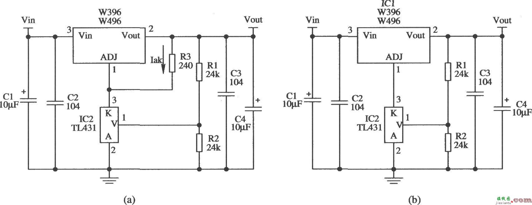 提高W396／W496输出稳定度的应用电路l  第1张