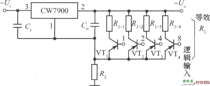 CW7900构成的数字控制集成稳压电源电路  第1张