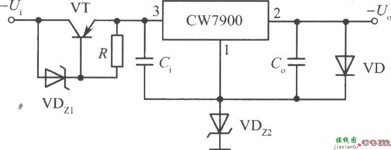 CW7900构成的高输入-高输出电压集成稳压电源电路之四  第1张