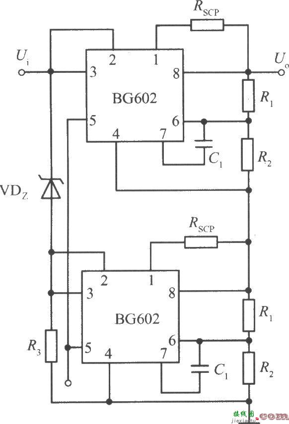两个BG602输出电压叠加的集成稳压电源  第1张