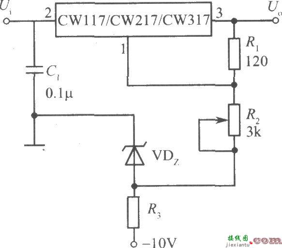 CW117/CW217/CW317构成的0～30V连续可调的集成稳压电源  第1张