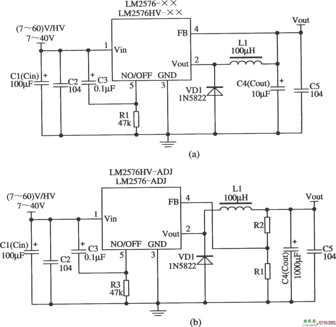 LM2576延迟启动的应用电路  第1张