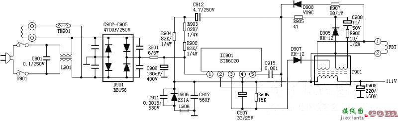 STR6020电源  第1张